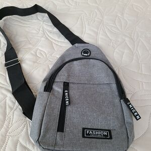 Gray Belt Bag